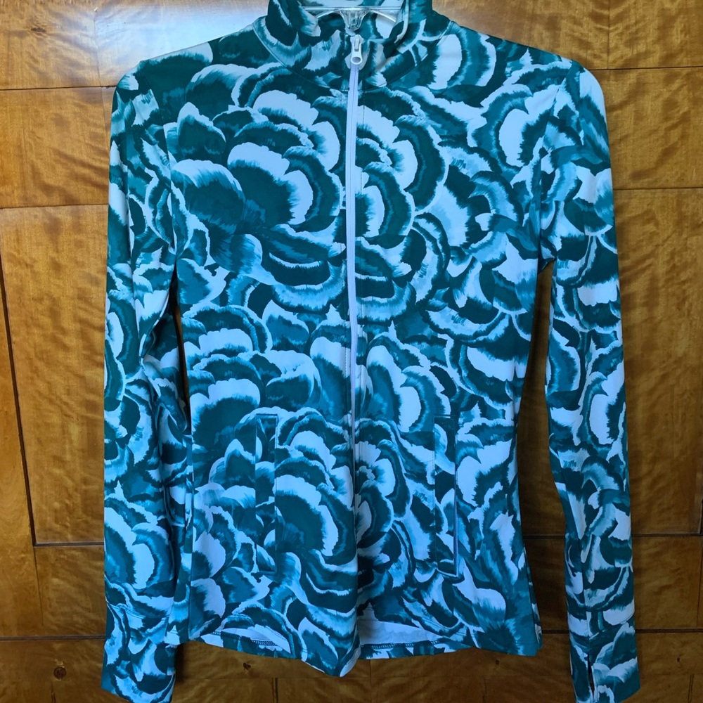 NWT Tommy Bahama UPS 50 long sleeve, active zip up jacket XS golf, tennis
